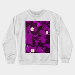 Purple Bouganvilla Crewneck Sweatshirt